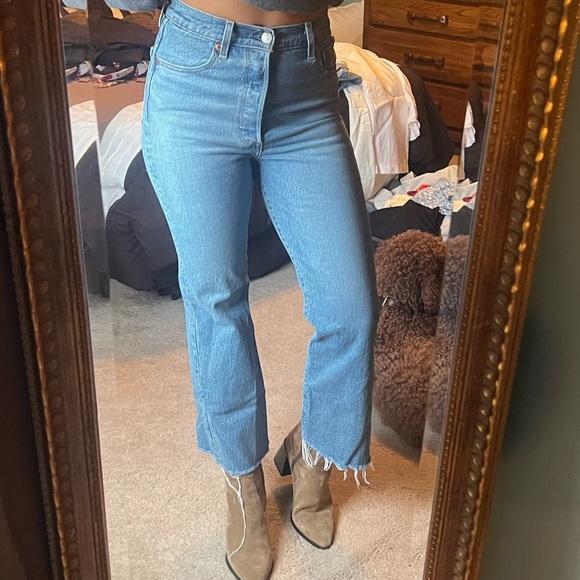 Levi ribcage crop flare jeans - Picture 4 of 4